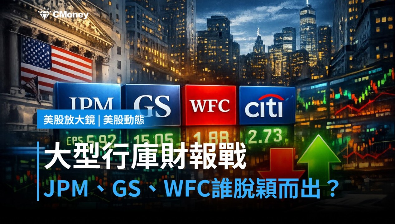 【美股盤前】金融財報開打,JPM、GS、WFC誰能超預期?(2026.10.13)