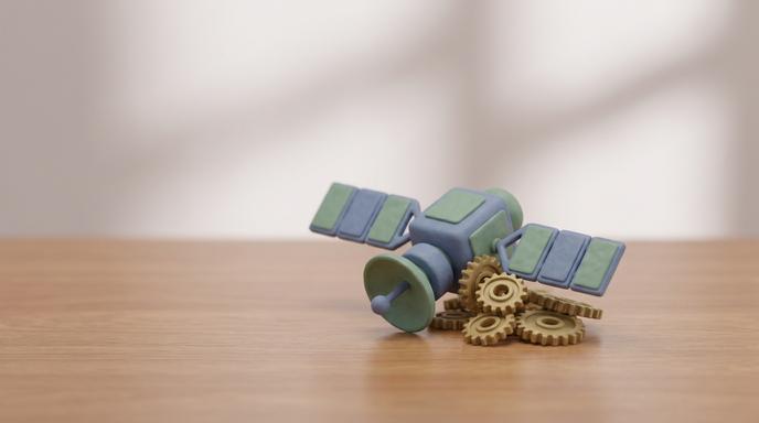 低軌衛星通訊與射頻天線設備供應鏈佈局示意圖