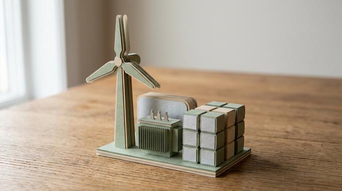 智慧能源週與綠能微電網供應鏈示意圖