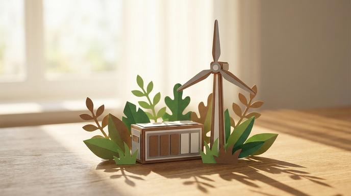 台灣工業級表後儲能微電網系統應用示意圖