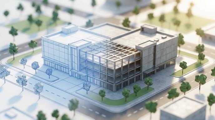 房市信用管制引發資金挪移，營建業轉戰商業不動產示意圖