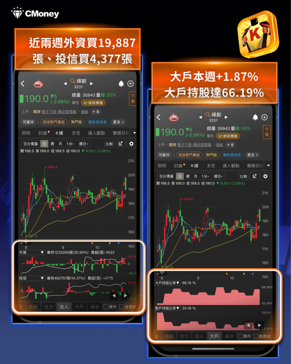 季線失守下的逆勢佈局：21檔大戶加碼股與兩檔深度分析