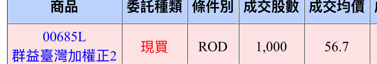 00685L群益臺灣加權正2的討論圖片