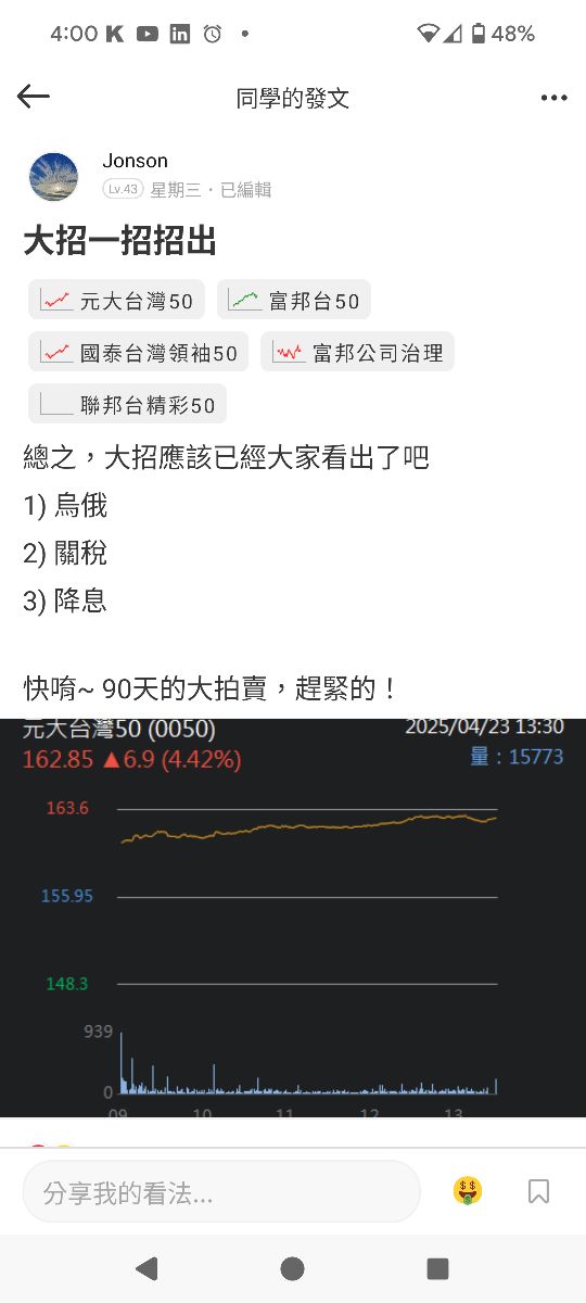 00692富邦公司治理的討論圖片