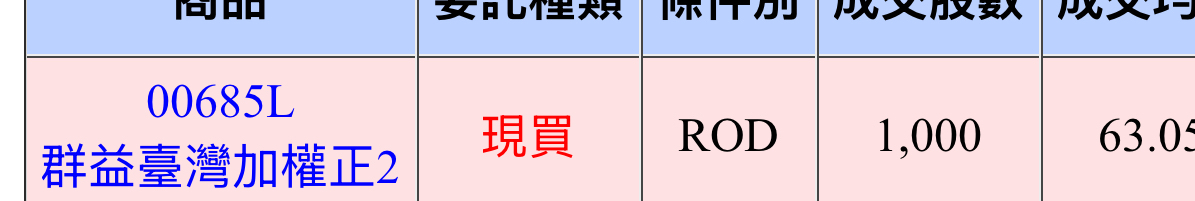 00685L群益臺灣加權正2的討論圖片