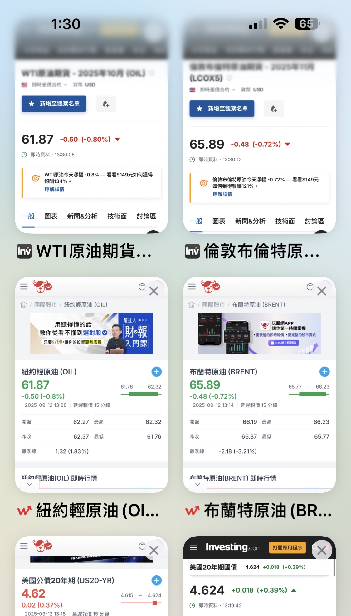 00715L 期街口S&P布蘭特油正2 - 20250912 五pm:130 收盤紀錄！ 週末了，下...｜CMoney 股市爆料同學會