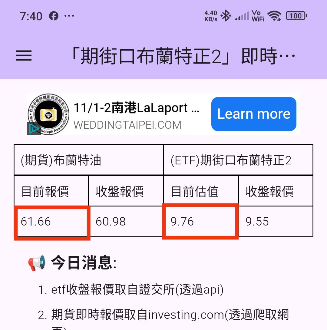 00715L 期街口S&P布蘭特油正2 - 漲囉漲囉｜CMoney 股市爆料同學會