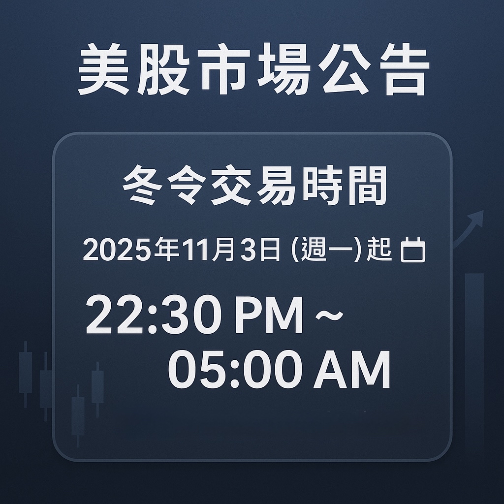 11/3(一)起，美股實施冬令時間｜CMoney 股市爆料同學會