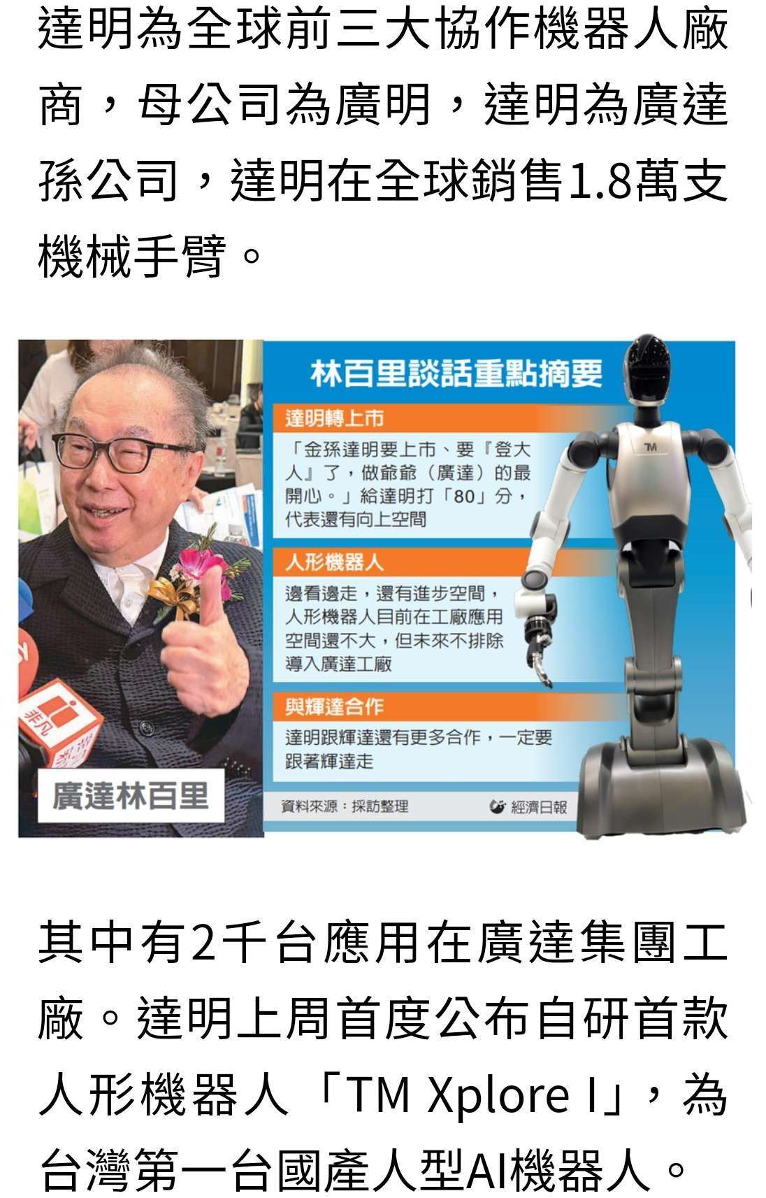 4585 達明- 人形機器人概念持續火熱！ 👽「木頭姐」力挺：AI領域最大機...｜CMoney 股市爆料同學會