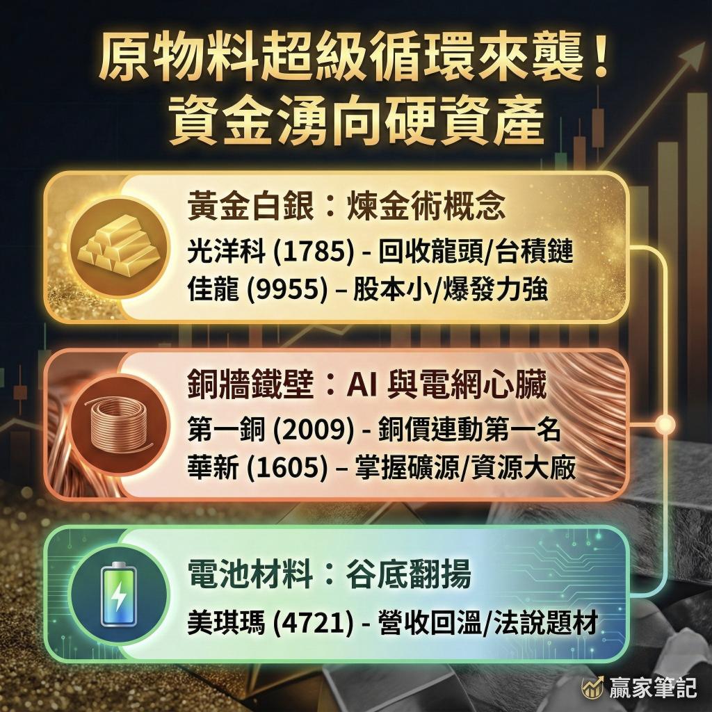 2009 第一銅- 🔥 原物料超級循環啟動！台股受惠股一次看懂🔥｜CMoney 股市爆料同學會