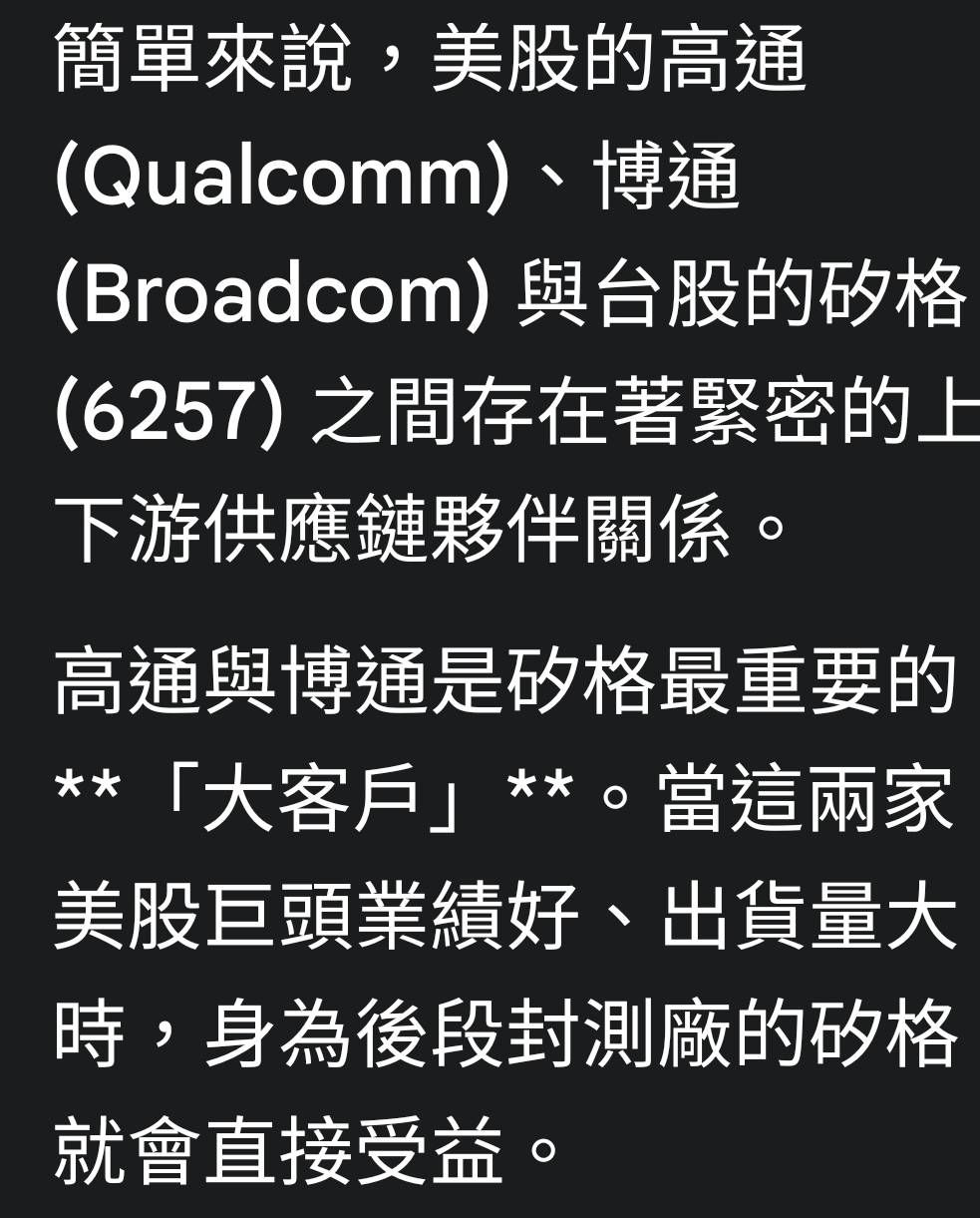 6257 矽格- 夜盤高通博通都漲星期㈠應該会噴出~期恃｜CMoney 股市爆料同學會
