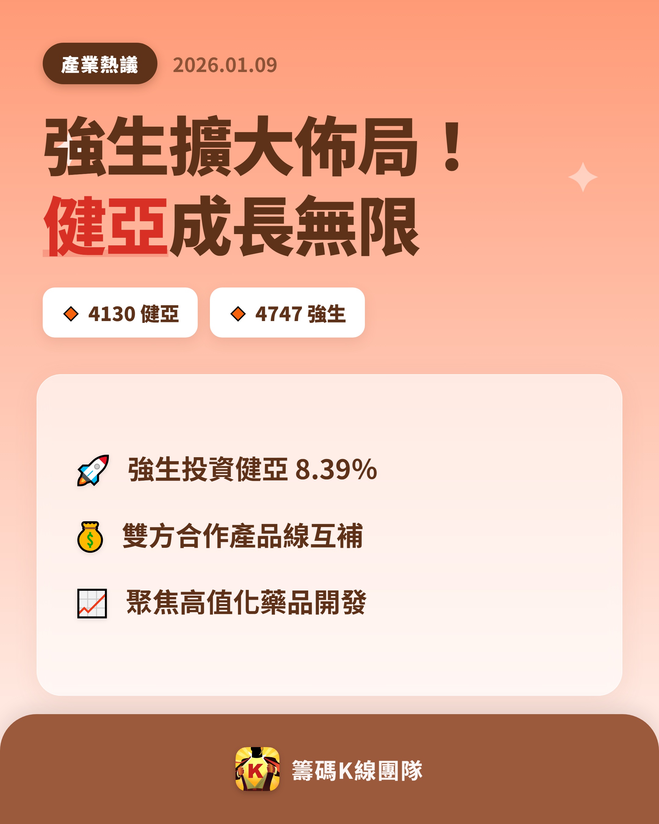 強生(4747) 今日股價、行情討論｜股市爆料同學會