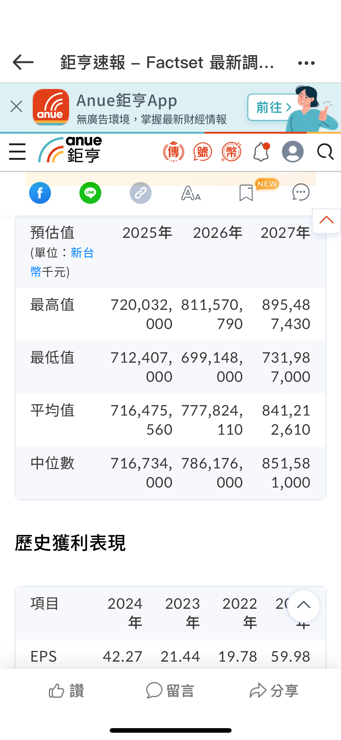 EPS概論 改訂第二版 2357 華碩- 去年eps預估54.73元，目標價735元😄 這份報告是 - 股市