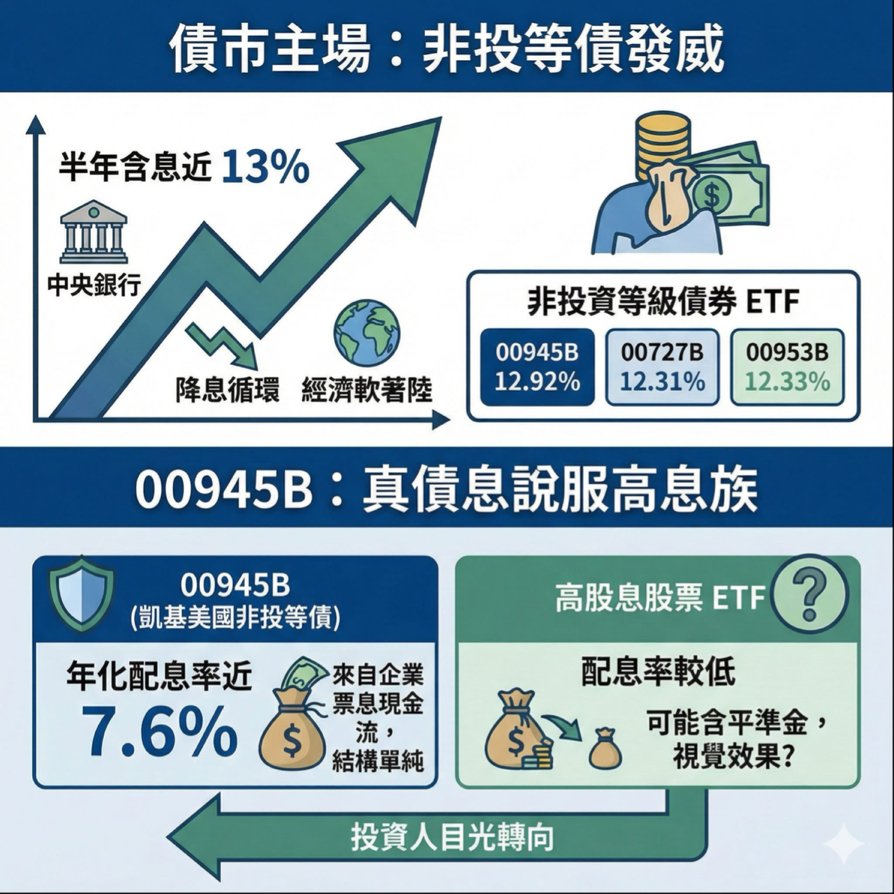 凱基美國非投等債(00945B)-第一金-彰化- 券商分點進出買賣統計｜股市爆料同學會