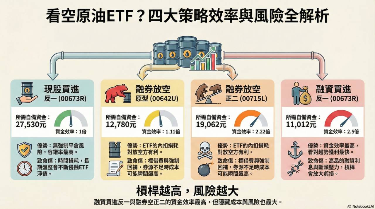 期元大S&P石油(00642U)ETF交易手續費用及內扣費用｜股市爆料同學會