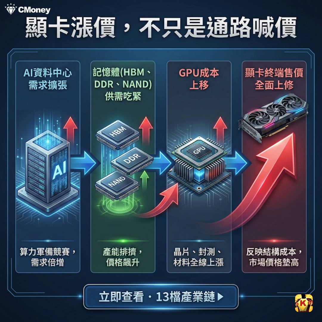 2303 聯電- 顯卡將全面漲價20%？3大焦點一次看｜CMoney 股市爆料同學會