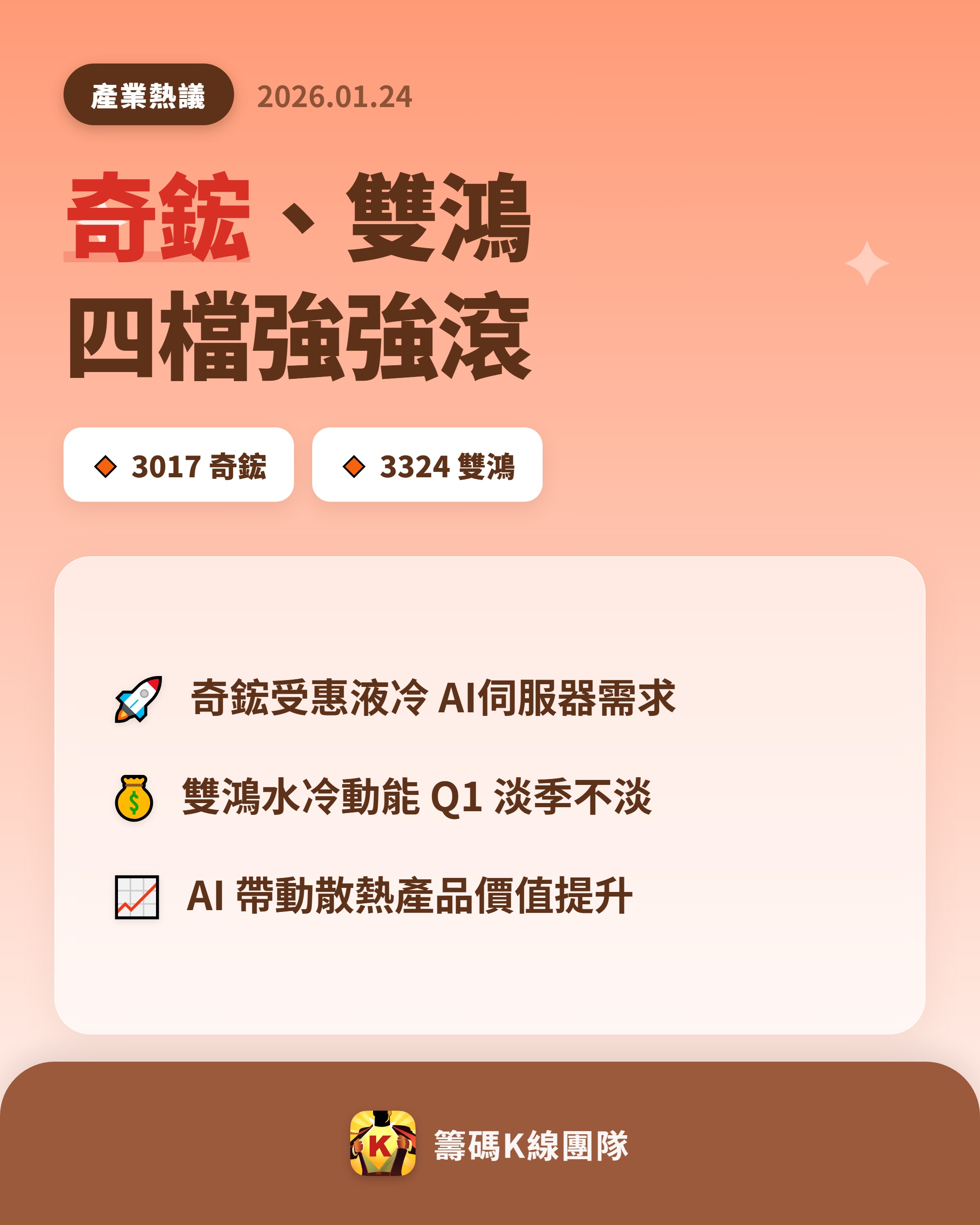 雙鴻(3324) 今日股價、行情討論｜股市爆料同學會