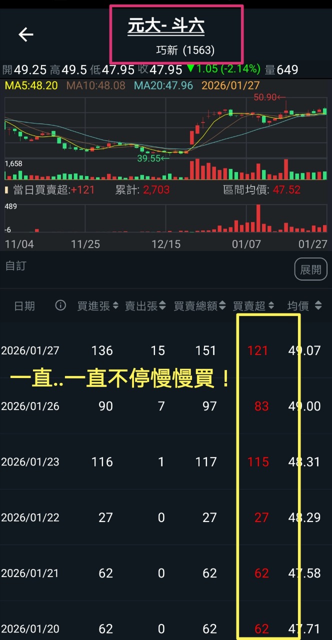 巧新(1563)大戶與散戶持股比例等資訊｜股市爆料同學會