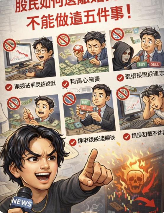 股民如何遠離「賠錢」魔咒?2.0 這五件事千萬不能做!