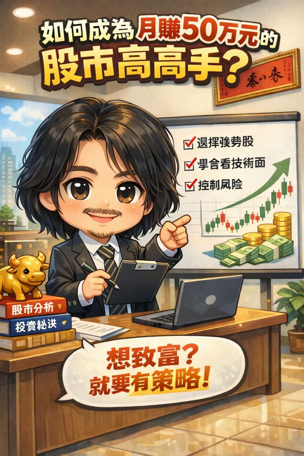 2.0【特高階教學】會員月賺 50 萬!如何成為股市高手?