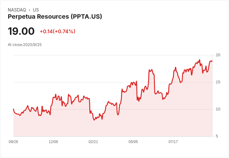 美國反銻金屬市場迎來新機會！Perpetua Resources與Glencore等巨頭展開合作談判