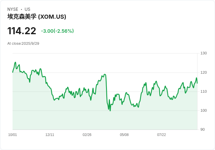 埃克森美孚在波動能源市場中成為安全交易首選，分析師看好未來潛力