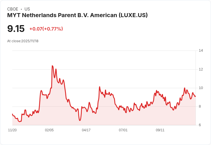 LuxExperience BV (LUXE) 第2026年第一季財報亮眼:美國市場增長強勁,戰略轉型持續推進