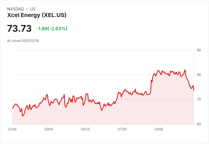 Xcel Energy 宣佈每股 $0.57 股息，穩健回報繼續吸引投資者！