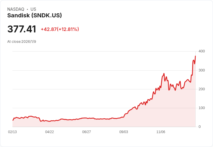 SanDisk股價飆升60％卻遭ETF冷落，主要持有者曝光！