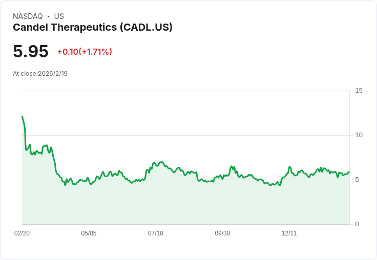 Candel Therapeutics 公開募資 1 億美元，股價定為每股 5.45 美元！