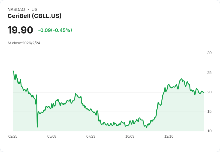 CeriBell Q4財報亮眼:營收增34%,2026年展望更上層樓!