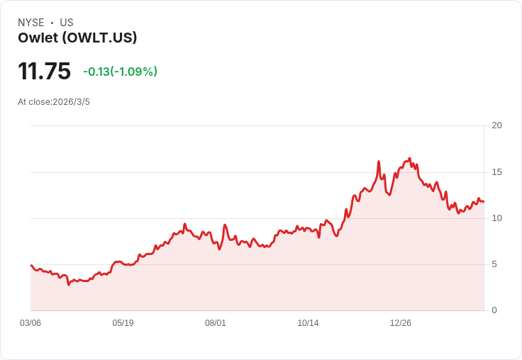 Owlet 2026年目標收入增長19％-23％！AI、遠端醫療與國際市場擴充套件成關鍵
