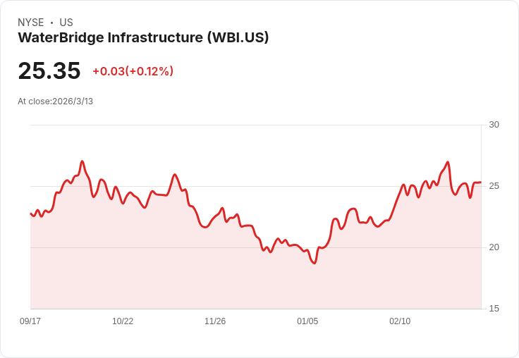 水橋基礎設施(WBI) 2025年第四季財報會議:創紀錄的收益與未來展望
