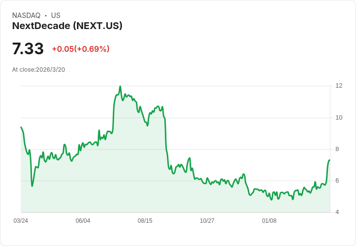 NextDecade (NEXT) 股價暴漲27%!能源危機助推股市行情
