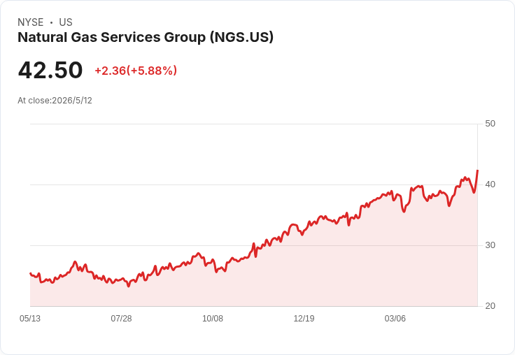 NGS首季業績爆發!租賃營收+21%、馬力利用率創86.9% 全年EBITDA上修並大幅提高股息