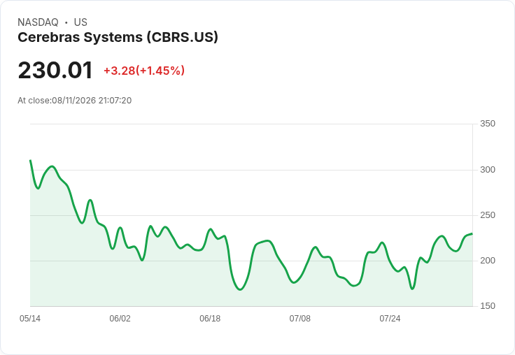 Cerebras第二季財報前瞻：AI增長驅動，毛利壓力成焦點！