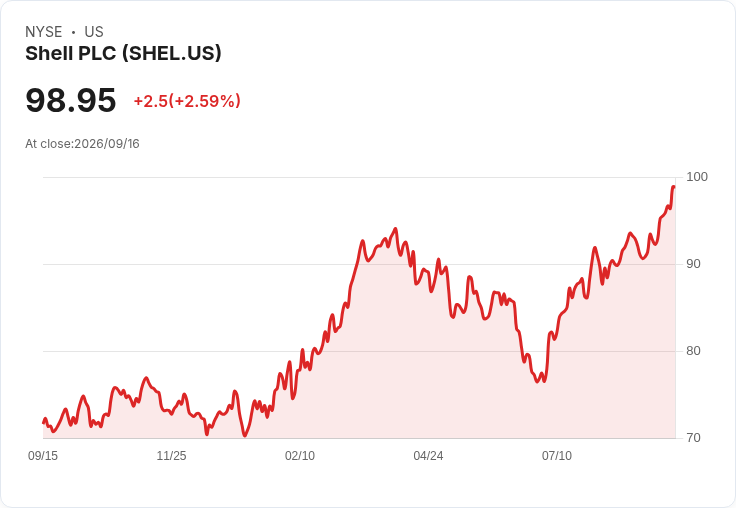 Shell (SHEL) 股價逆勢上漲,市場卻全面下跌!分析背後原因與未來展望