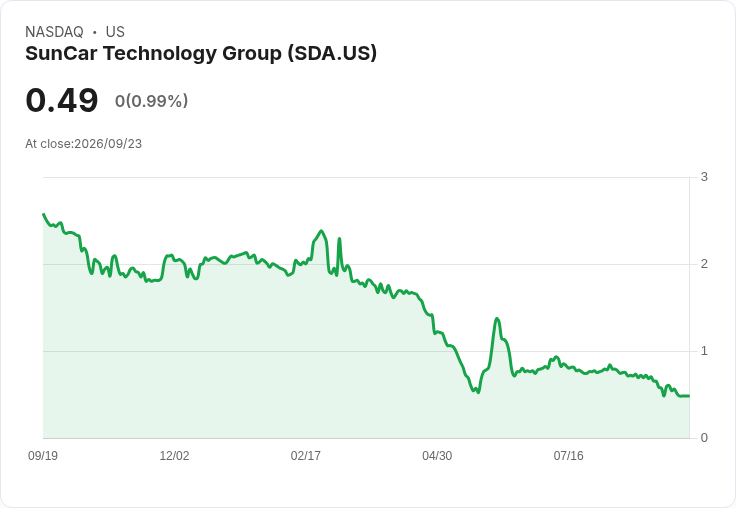 SunCar科技集團上半年業績出爐:營收增長24.4%,前景樂觀!