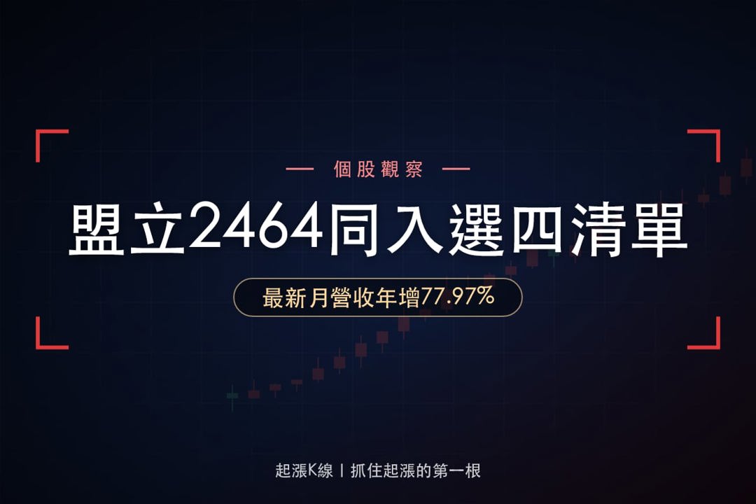 【最新消息】入選4個多方清單,「自動化設備廠」股價轉強?