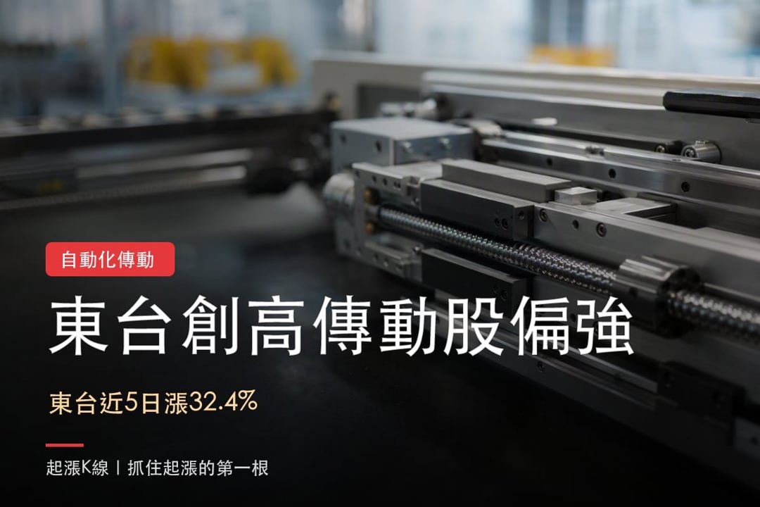【今日盤後速報】上銀證實人形機器人分批出貨,傳動與自動化股走強,誰有營收支撐?