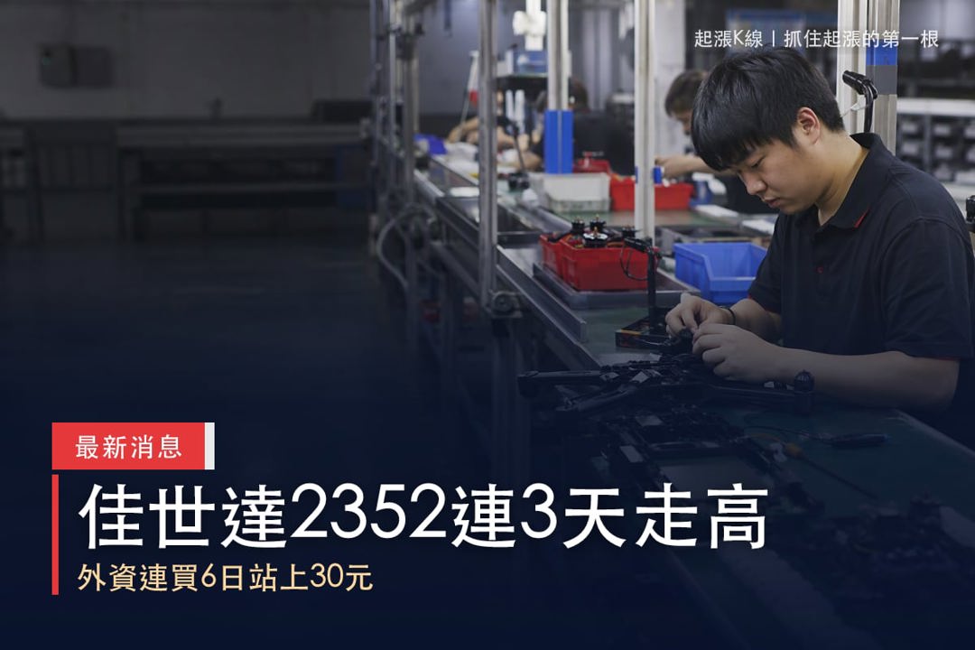 【最新消息】商用無人機接單報捷，「LCD顯示器廠」連3天上漲！