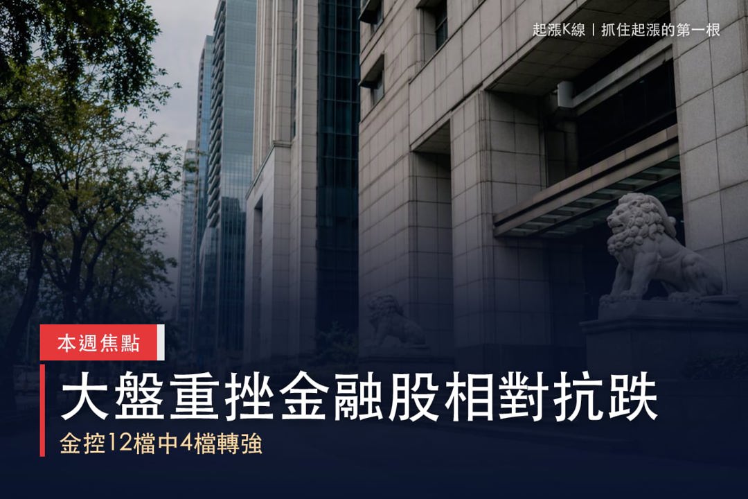 【本週復盤】金融股抗跌，「銀行金控」連3天收紅！