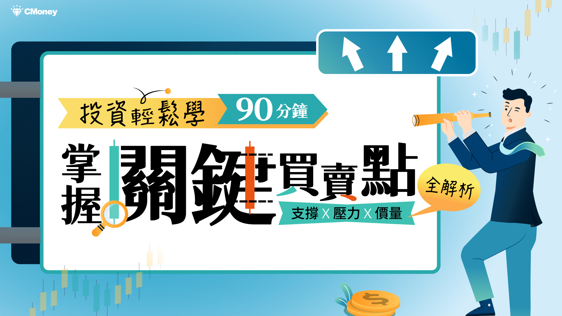 支撐x壓力x價量全解析｜90 分鐘掌握關鍵買賣點！