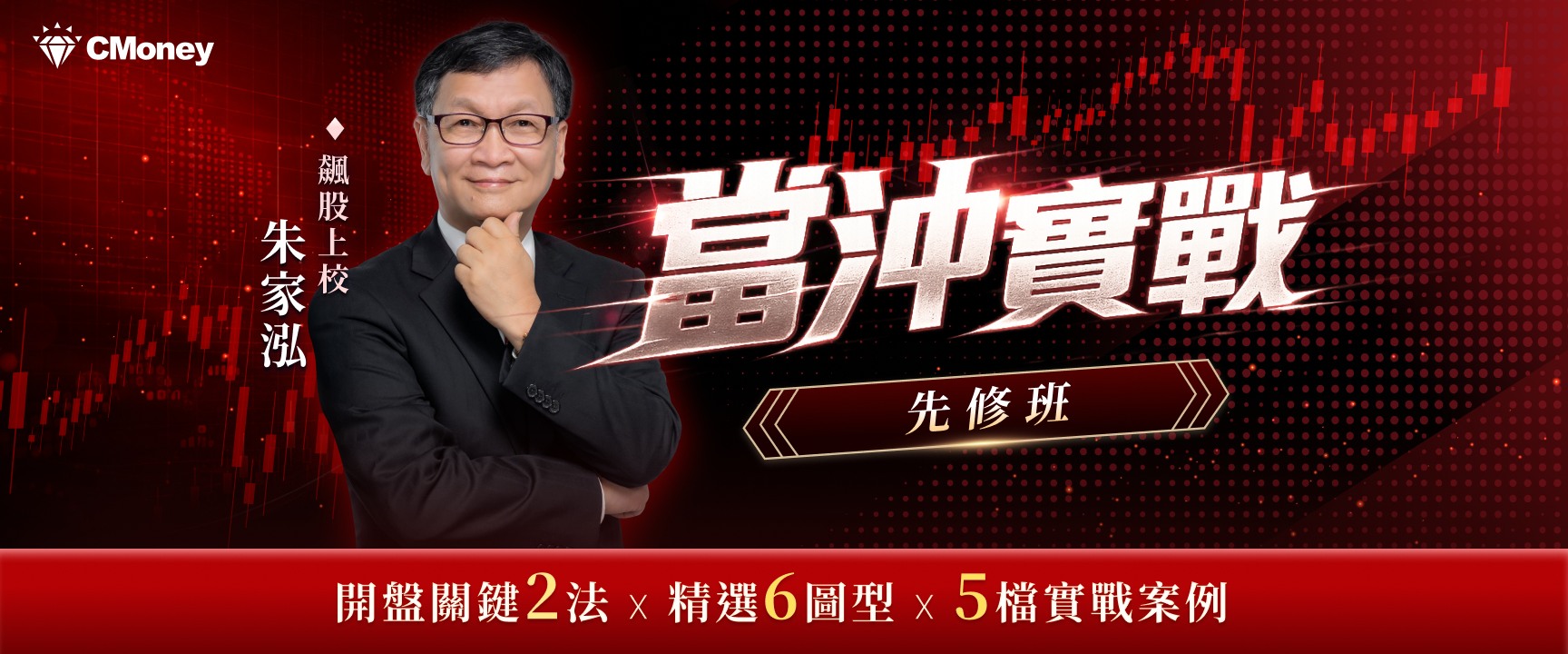 朱家泓 當沖實戰先修班：4.5 小時打造順勢操盤 SOP！