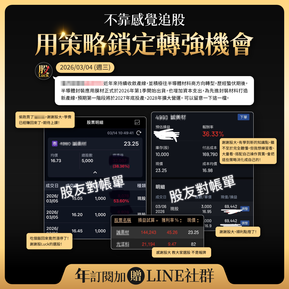 【🎁早鳥優惠】股Luck APP｜把策略變成長期的好運✌️